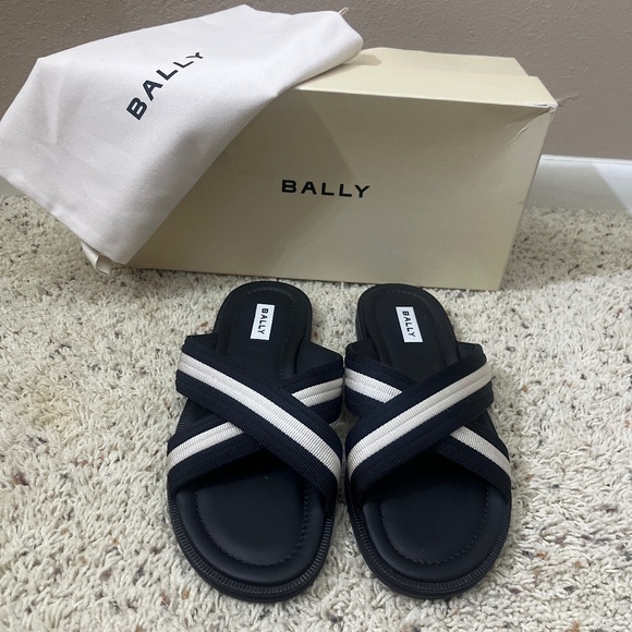 Bally Men’s size 10 Glide crossover strap Sandals main image 12